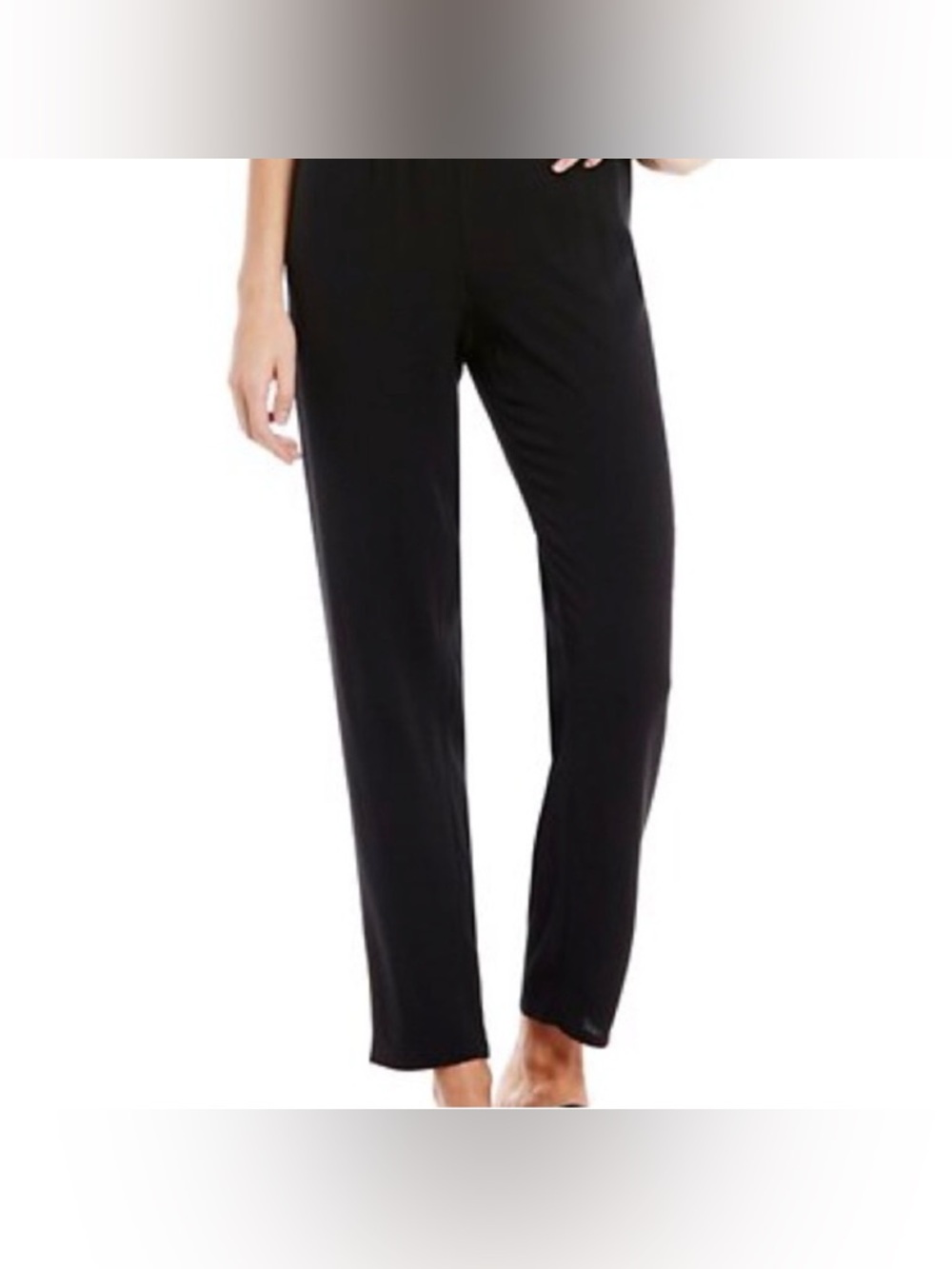 Eileen Fisher Black Crepe Pants